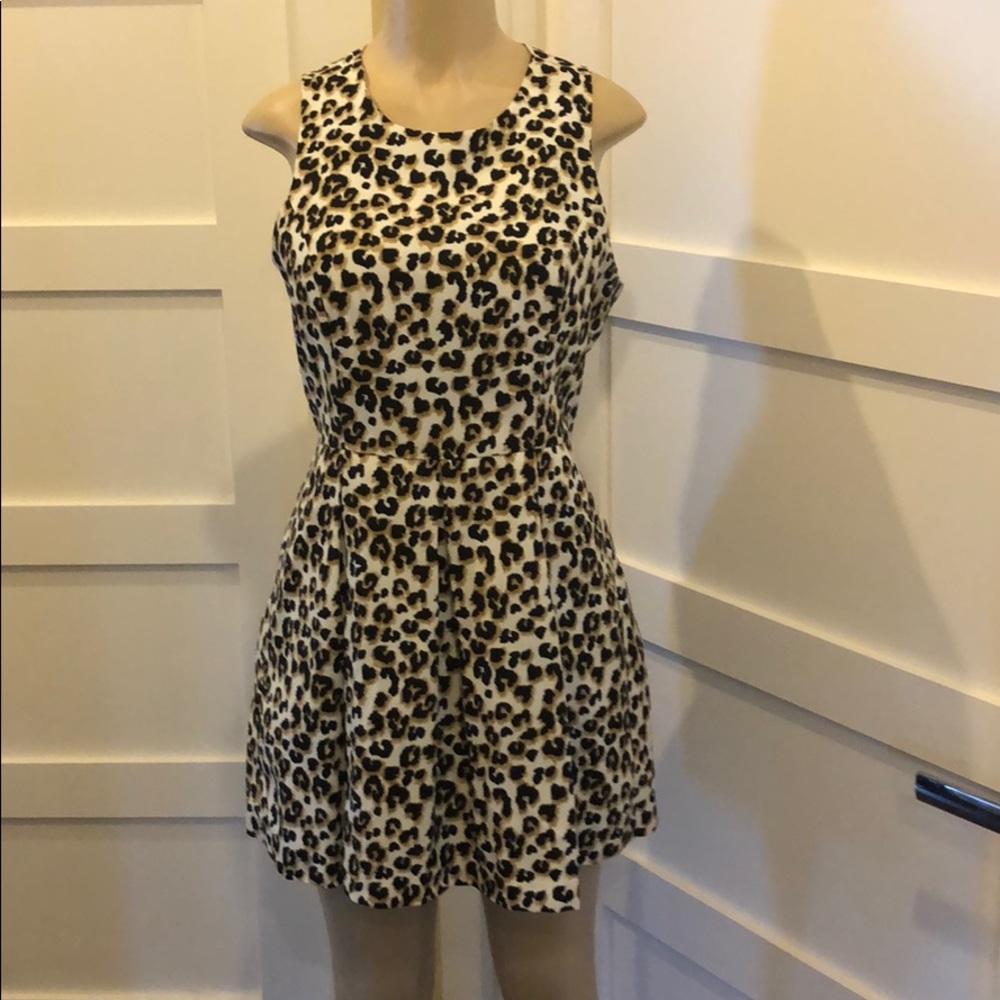 Leopard print dress